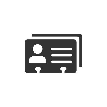 recommend clip art: BW icon - ID Card