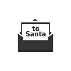 BW Icons - Letter Santa