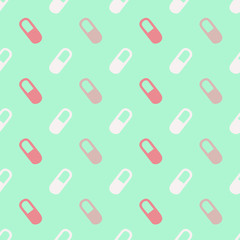 Seamless colorful drugs pattern background