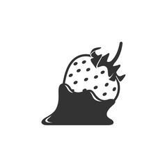 BW icon - Strawberry chocolate