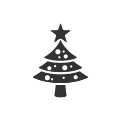 Fototapeta na wymiar BW Icons - Christmas tree