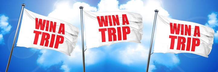 win a trip, 3D rendering, triple flags