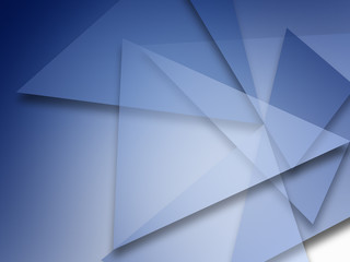 abstract blue background with triangles 