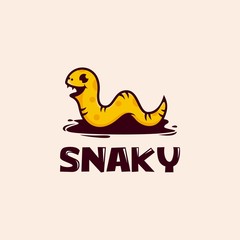 Snaky logo vector