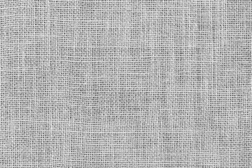 Fototapeta na wymiar Gray sackcloth texture or background and empty space
