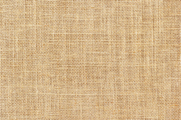 Fototapeta na wymiar Brown sackcloth texture or background and empty space