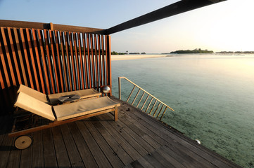 morning view at maldives