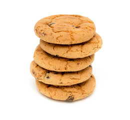 cookies on a white background