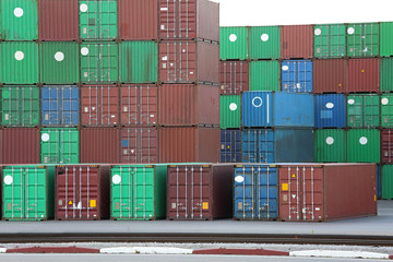 Fototapeta premium Intermodal Containers