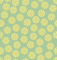 Lemon pattern. Seamless vector