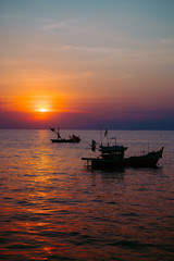 Obraz premium Sunset sky background