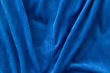 blue fabric as a background