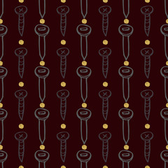 seamless equipment tool with silver dot glitter pattern background