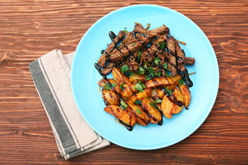 Homemade Slow Cooked Beef with Potatoes