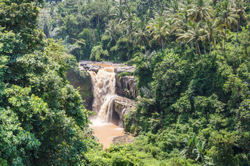 Fototapeta na wymiar Tegenungan Waterfall on Bali island, Indonesia