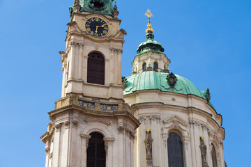 Fototapeta na wymiar St. Nicholas Church. Prague. Czech Republic