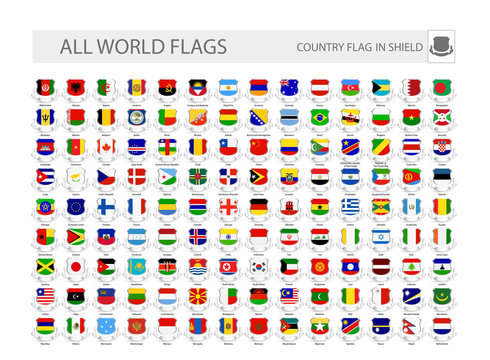 World Flags In Shields. Part 1
