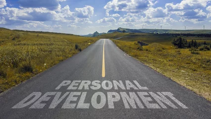 Tuinposter road to personal development © cacaroot