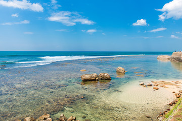 landscape of the Indian Ocean in Sri Lanka
