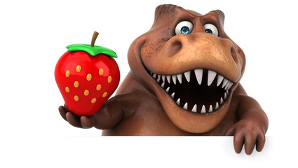 Fun Trex - 3D Illustration © Julien Tromeur