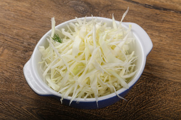 Shredded cabbage