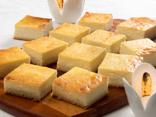 Slab pie with cottage cheese