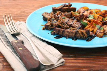 Homemade Slow Cooked Beef with Potatoes