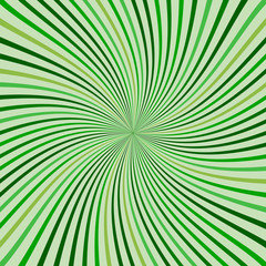 Abstract retro rays green background.