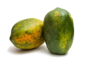 papaya isolated
