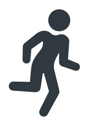 silhouette humain course infographie 1