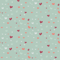 Wedding abstract seamless pattern in pastel soft colors.