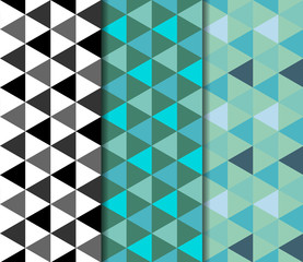 Geometric seamless pattern background.