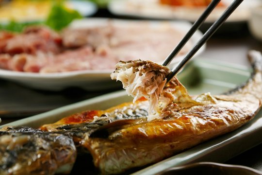grilled mackerel