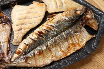 assorted grilled fish