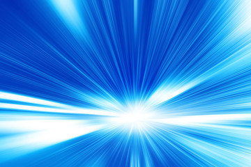 Abstract image of high speed on the road at night.
