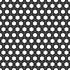 Honeycomb seamless pattern.Vector illustration.Hexagonal cell texture. Grid background.Geometric design. Modern stylish abstract texture. Template for print, textile, wrapping and decoration