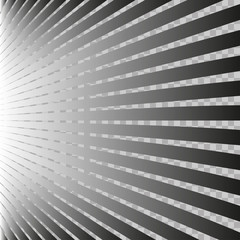 Bright rays vector light effect isolated on transparent background. Scene illumination with projectors. White glowing light burst explosion. Flare effect decoration with ray sparkles. Vector.