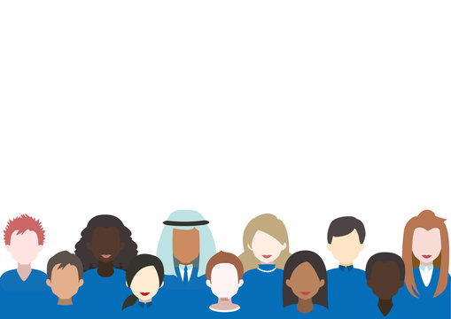 Background : People around the world
