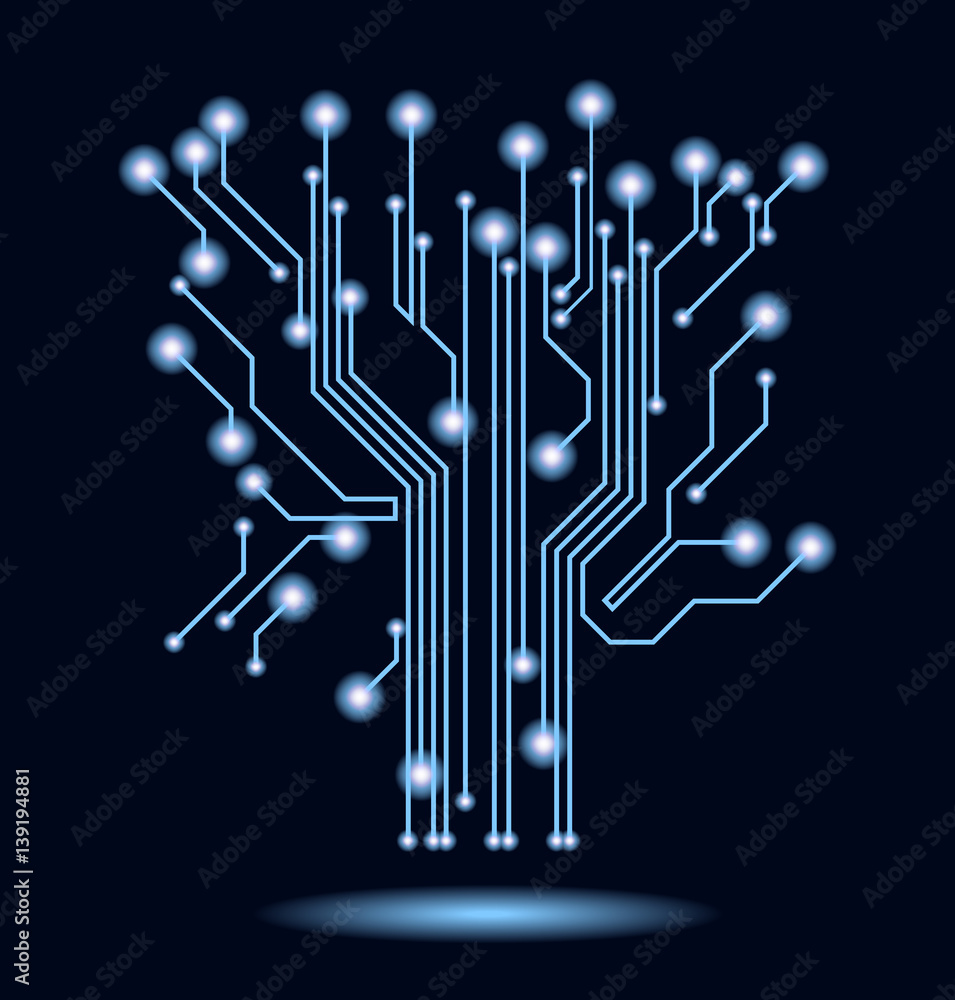 Poster cyber concept background. future technology. network concept background. abstract hi speed digital i