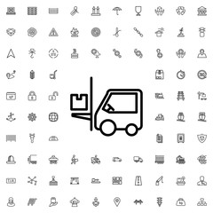 forklift icon illustration