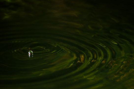 abstract background with water and drop