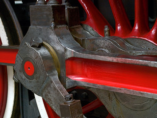 Steam locomotive - detail