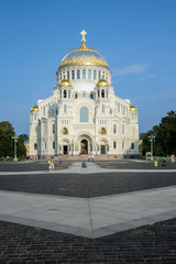Naval St. Nicholas Cathedral in Kronstadt.