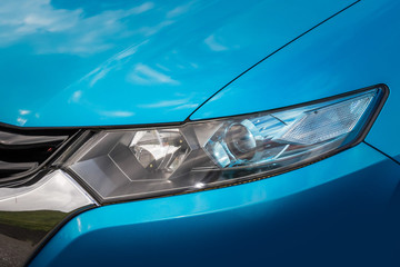 Naklejka premium クルマのヘッドライト Headlight of the car