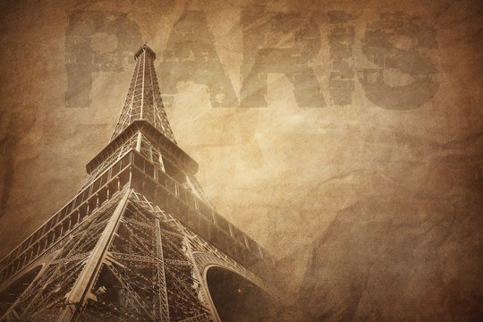 Vintage Eiffel Tower