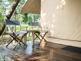 Camp chair for take a rest