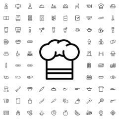 chef hat icon illustration