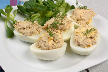 oeufs au thon
