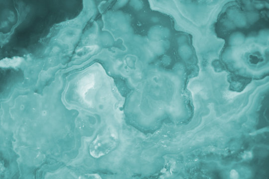 Lightened turquoise slices marble onyx