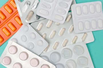 New and Spent Medicine Blister Packs